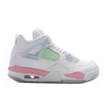 Air Jordan 4 Retro 'Valentine's Day' (GS) - White/Medium Soft Pink/Half Blue