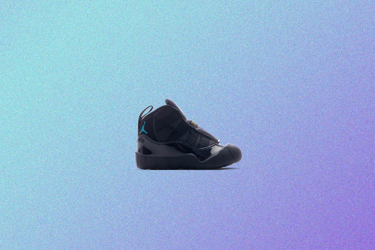 Air Jordan 11 Infant 'Gamma'- Black/Gamma Blue/Varsity Maize